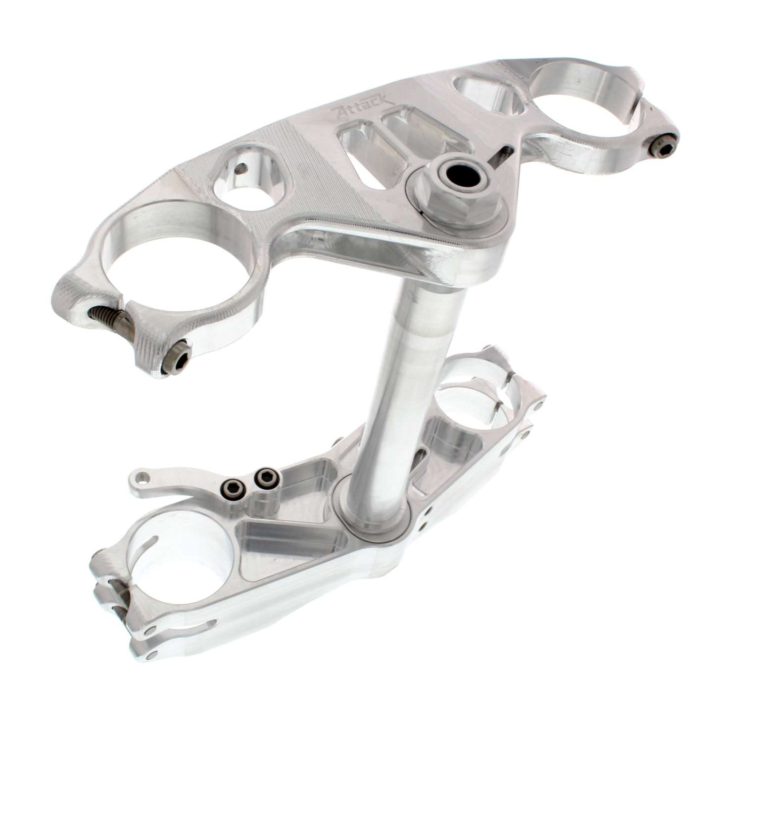 Attack Performance GP Triple Clamps (Silver) Triumph Daytona 675R